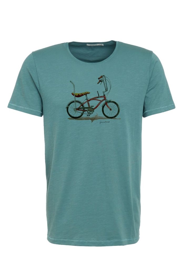 Greenbomb tričko z bio bavlny bike banana sv. modré