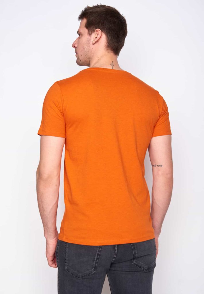 Greenbomb tričko racoon oranžové