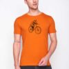 Greenbomb tričko bike badger oranžové
