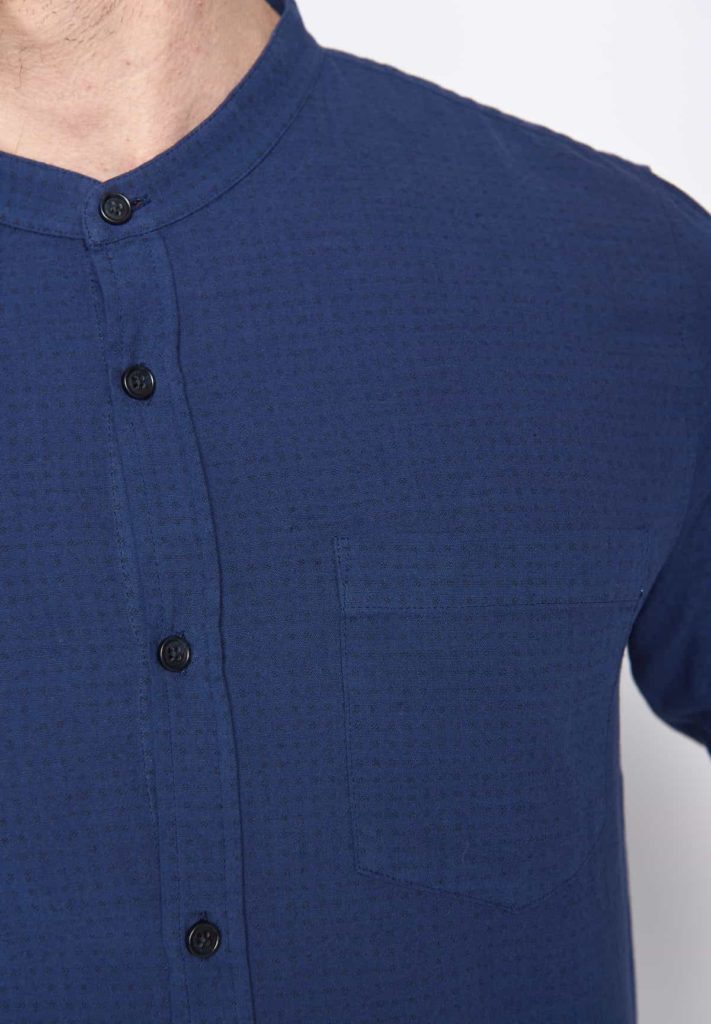 Greenbomb pánská košile pletny modrá
