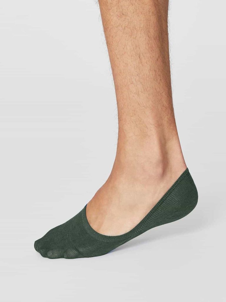 Thought pánské neviditelné ponožky zelené