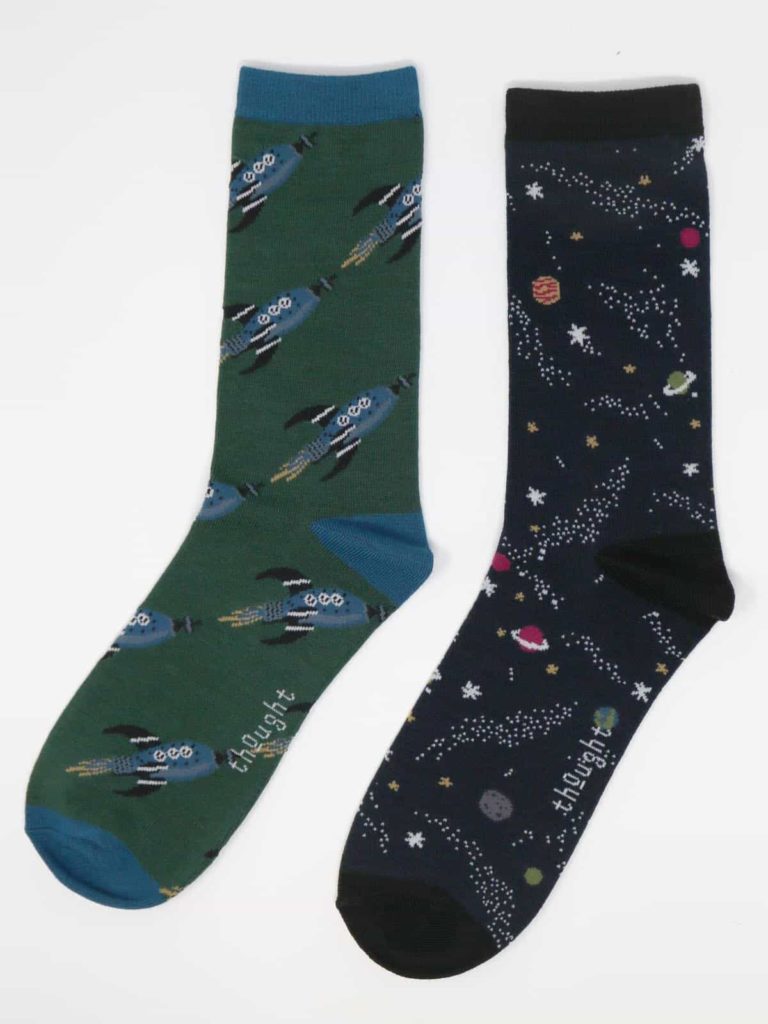 Thought dvojbalení pánských ponožek galaxy