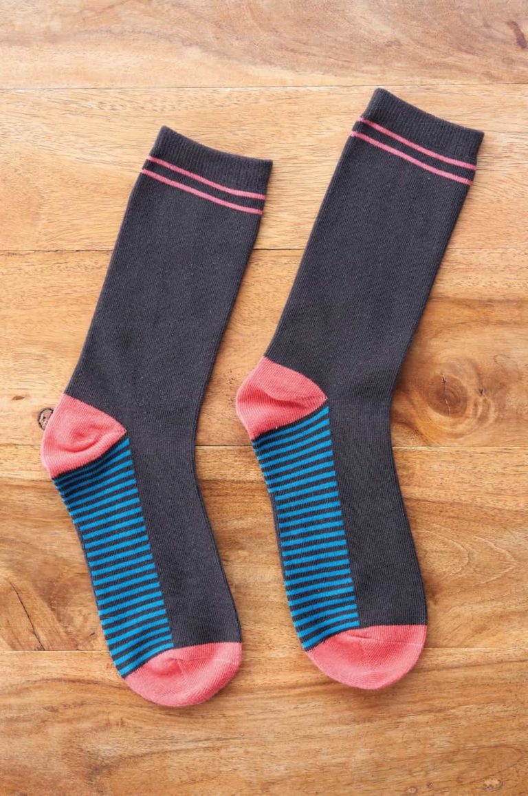 Nomads pánské ponožky z bio bavlny classic stripe hnědé