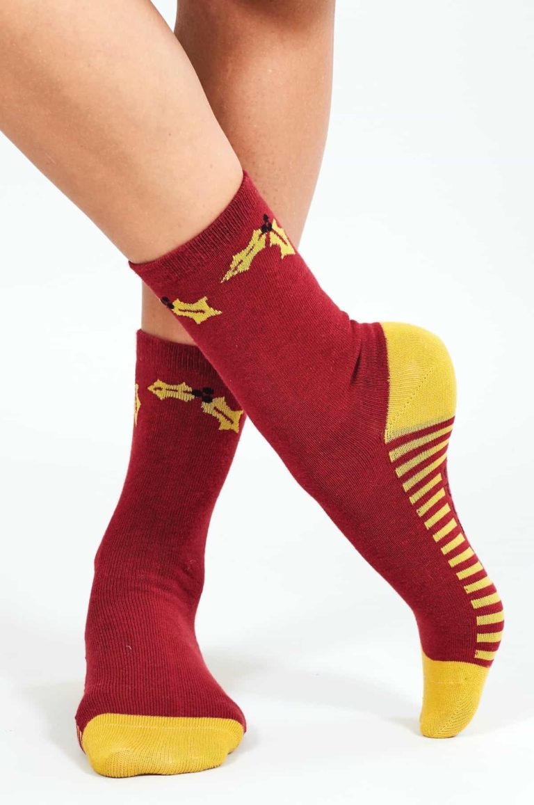 Nomads dámské ponožky z bio bavlny festive červené