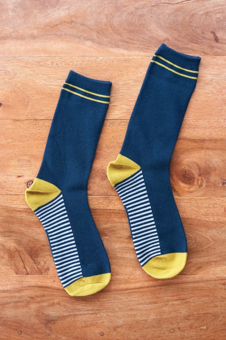 Nomads pánské ponožky z bio bavlny classic stripe zelené