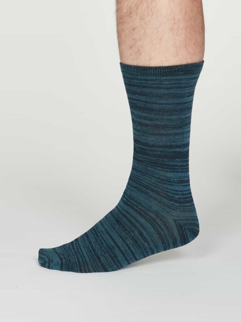 Thought pánské bavlněné ponožky luther modré