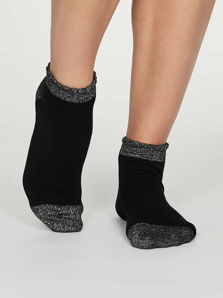 Thought dámské nízké ponožky glister černé