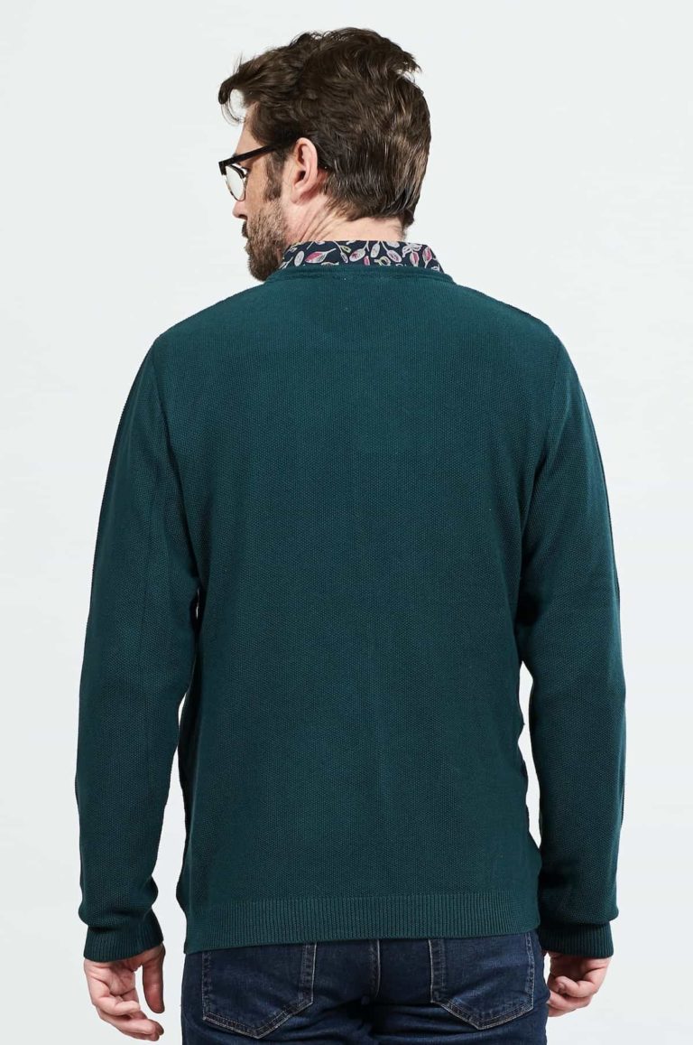 Nomads pánský svetr z bio bavlny zelený