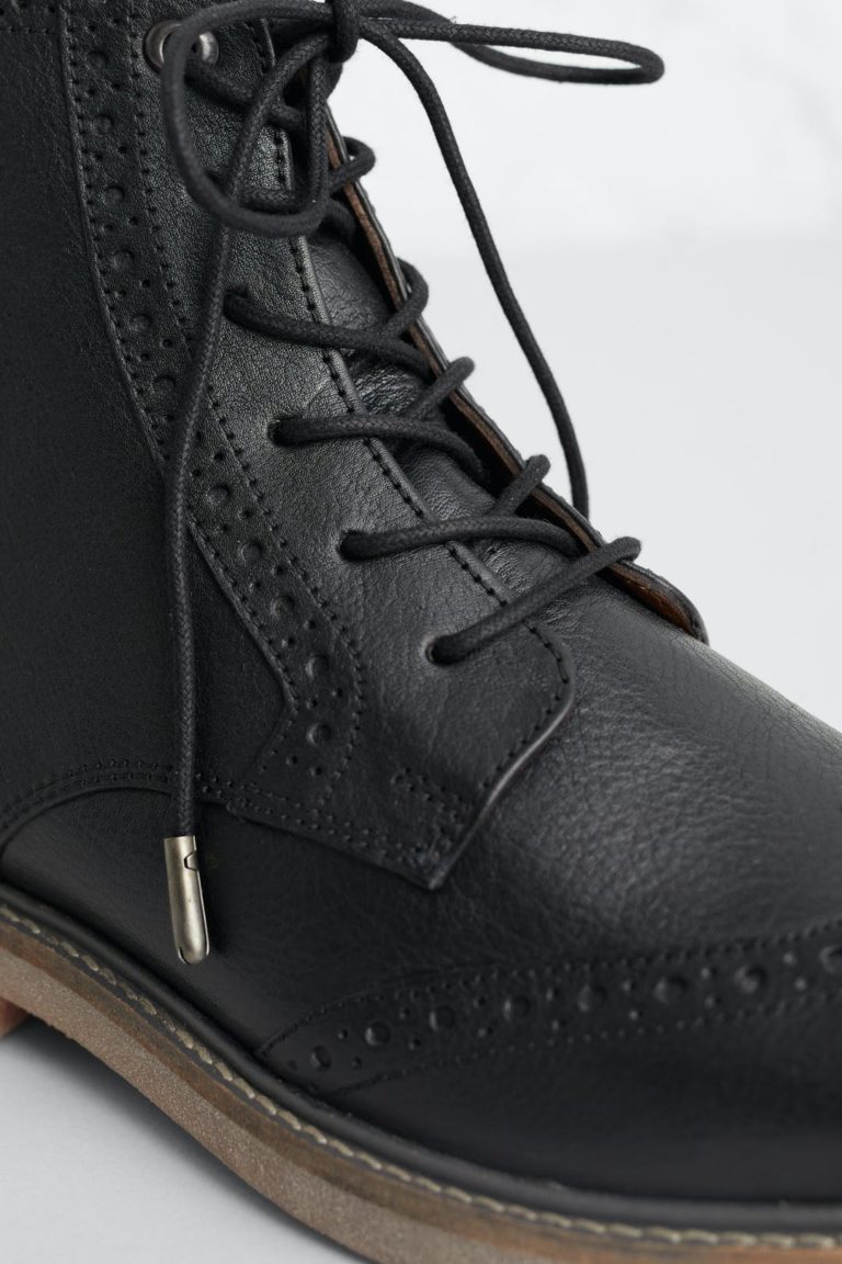 Seasalt Cornwall kožené boty conwenna černé