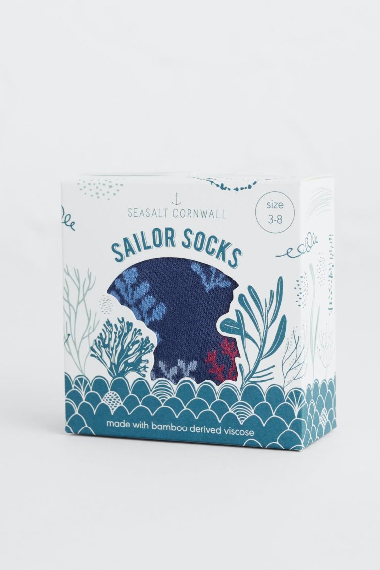 Seasalt Cornwall dárkové dámské ponožky seabed mix