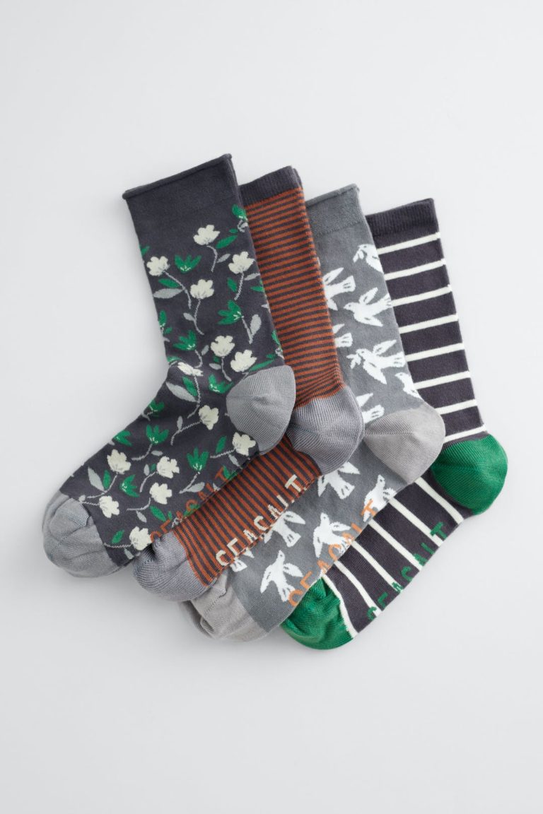 Seasalt Cornwall dárková sada dámských ponožek craft mix
