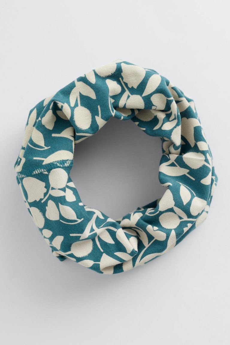 Seasalt Cornwall kruhový šátek paper silhouette z bio bavlny