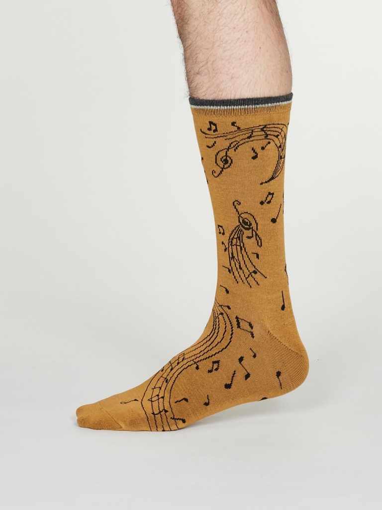 Thought pánské bambusové ponožky wallace žluté