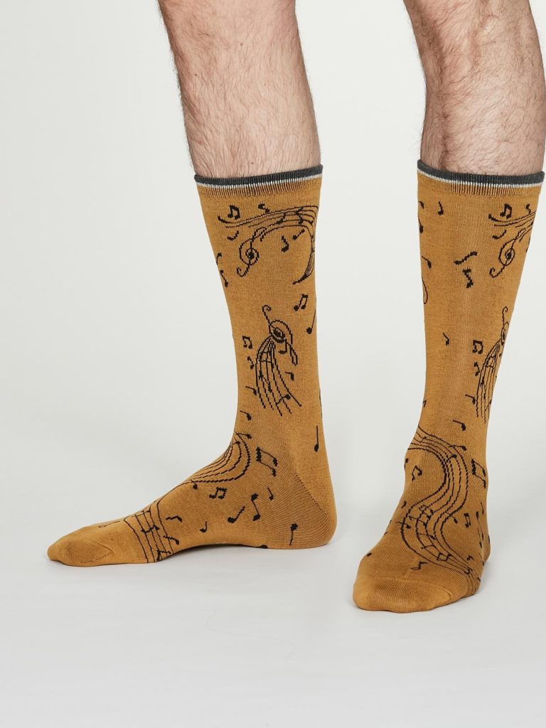 Thought pánské bambusové ponožky wallace žluté