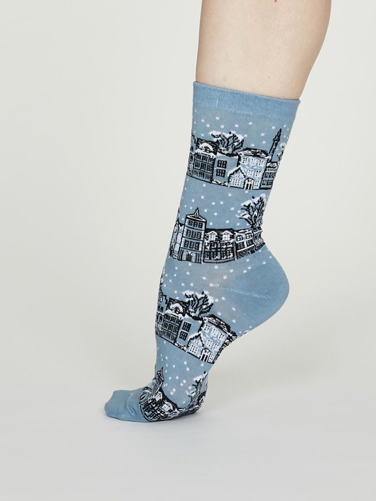 Thought dámské bavlněné ponožky godelena modré