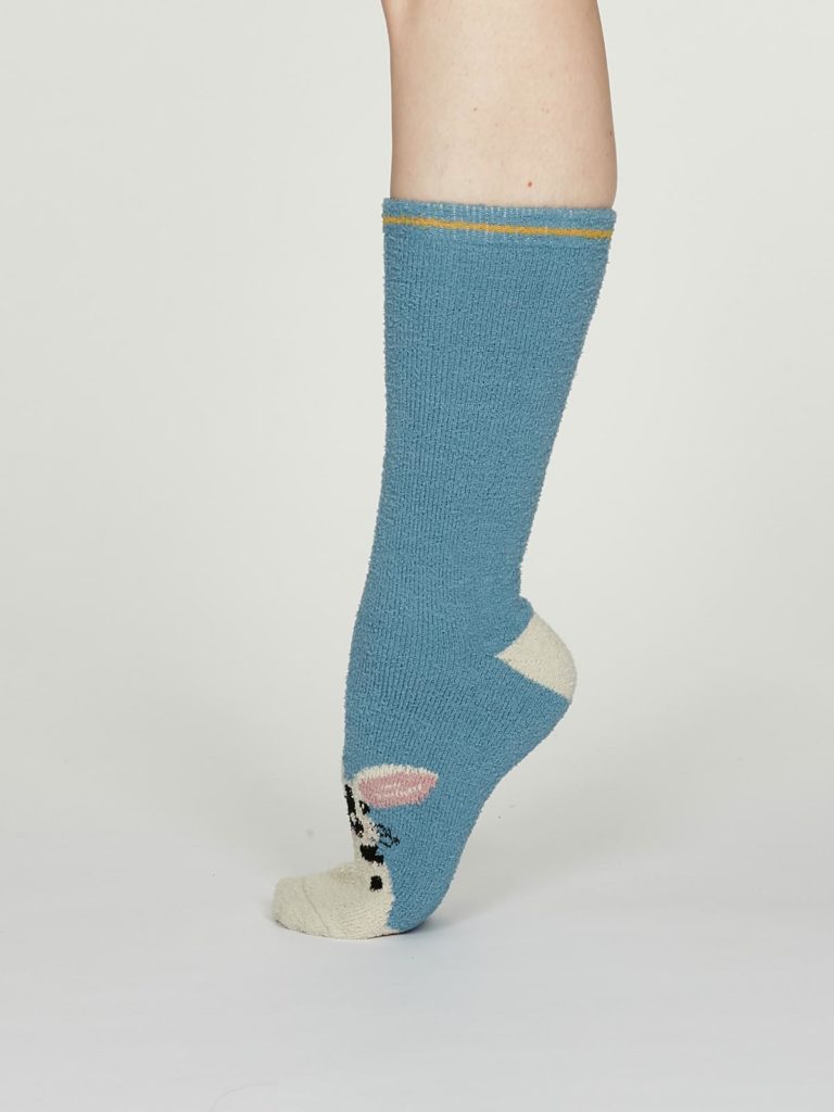 Thought dámské teplé ponožky rebecca modré
