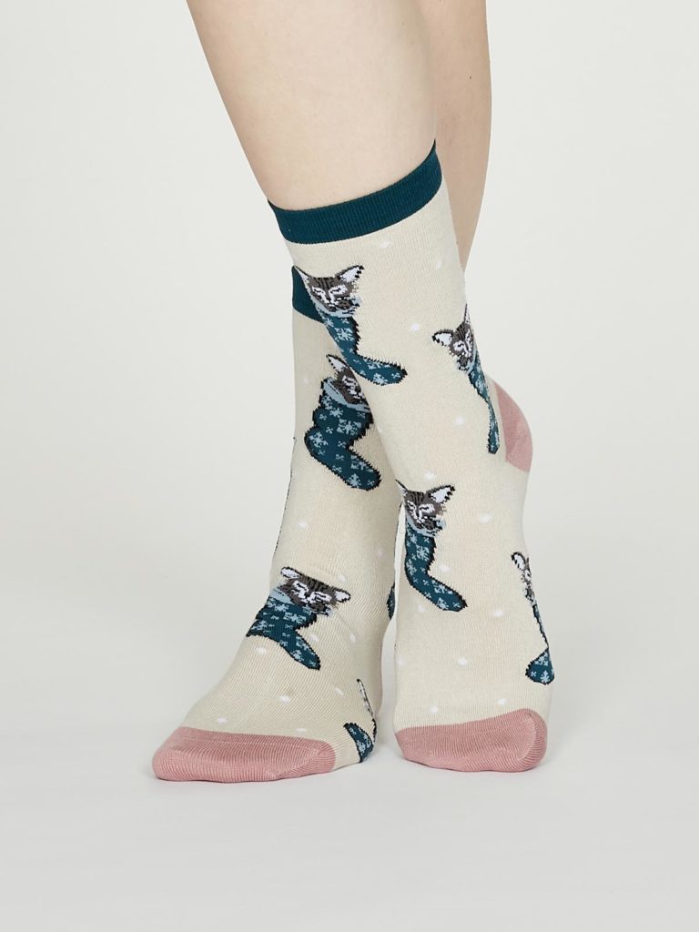 Thought dámské bambusové ponožky jena krémové