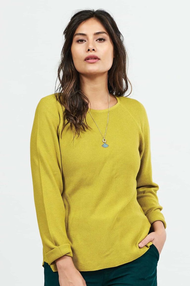 Nomads svetr s viskózou žlutý
