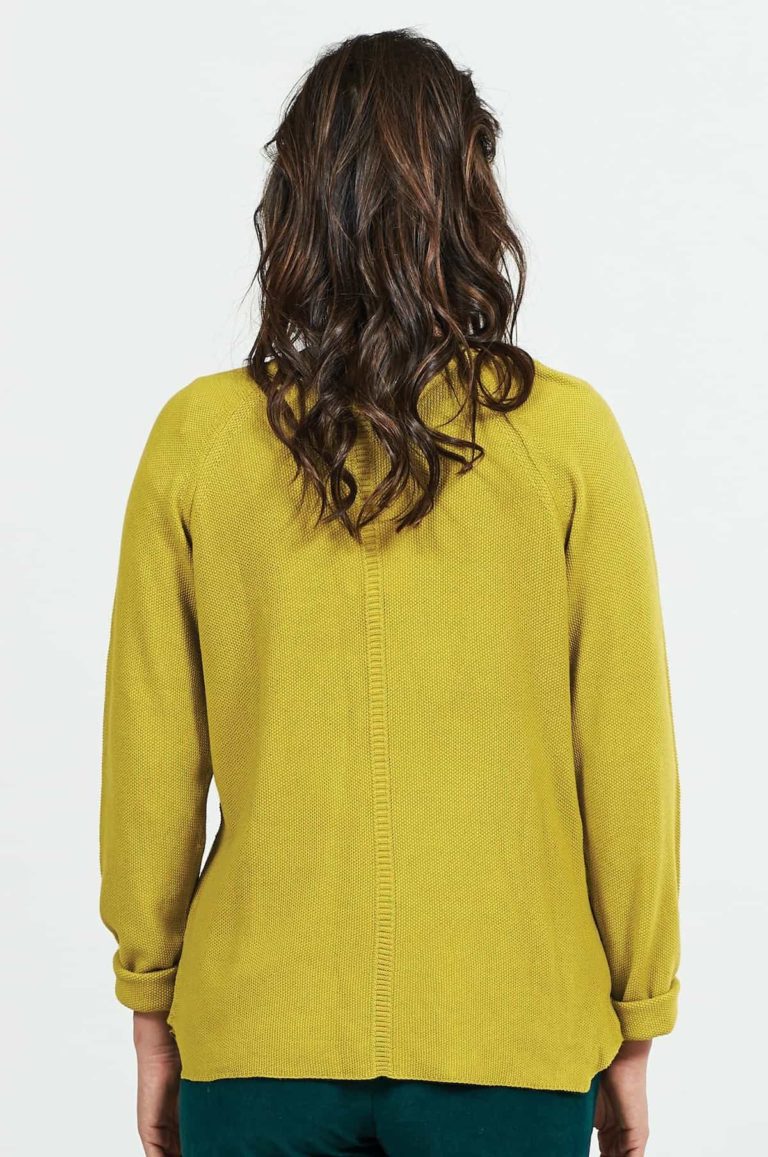 Nomads svetr s viskózou žlutý