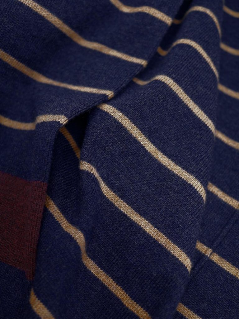 Thought rolákový svetr s vlnou emery modrý