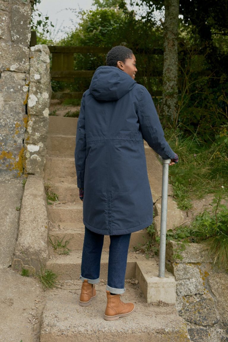 Seasalt Cornwall kabát plant hunter modrý