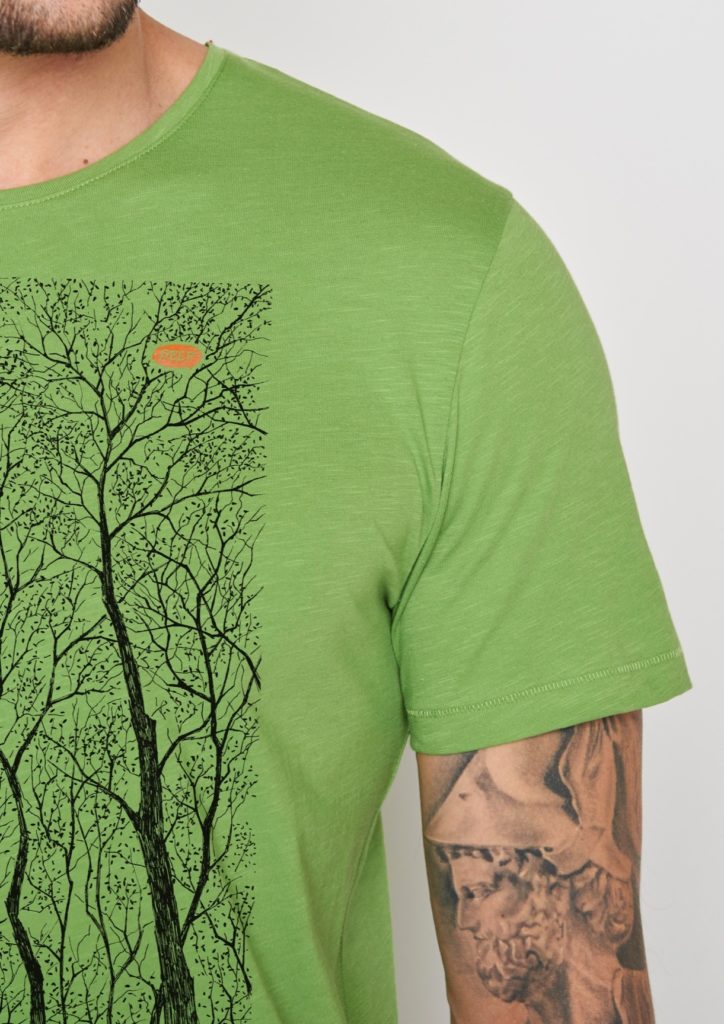 Greenbomb tričko forest peep zelené