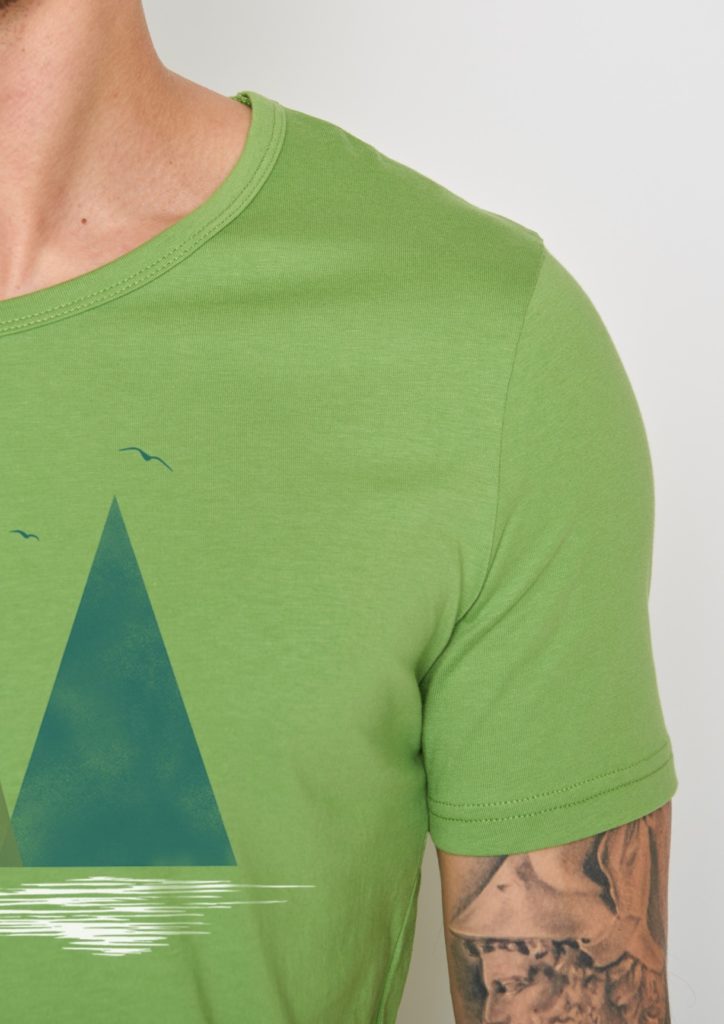 Greenbomb tričko nature lake zelené