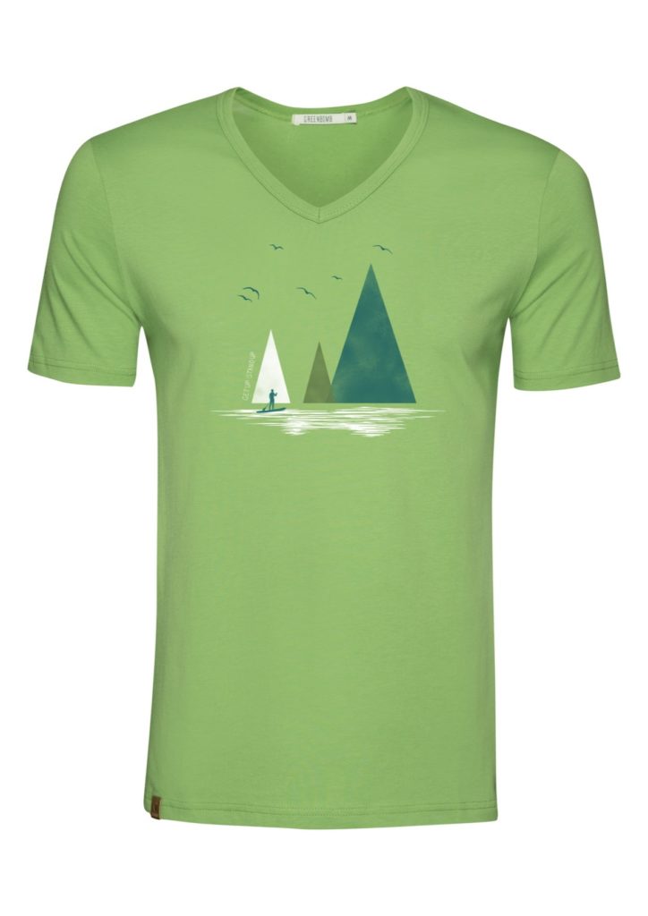 Greenbomb tričko nature lake zelené