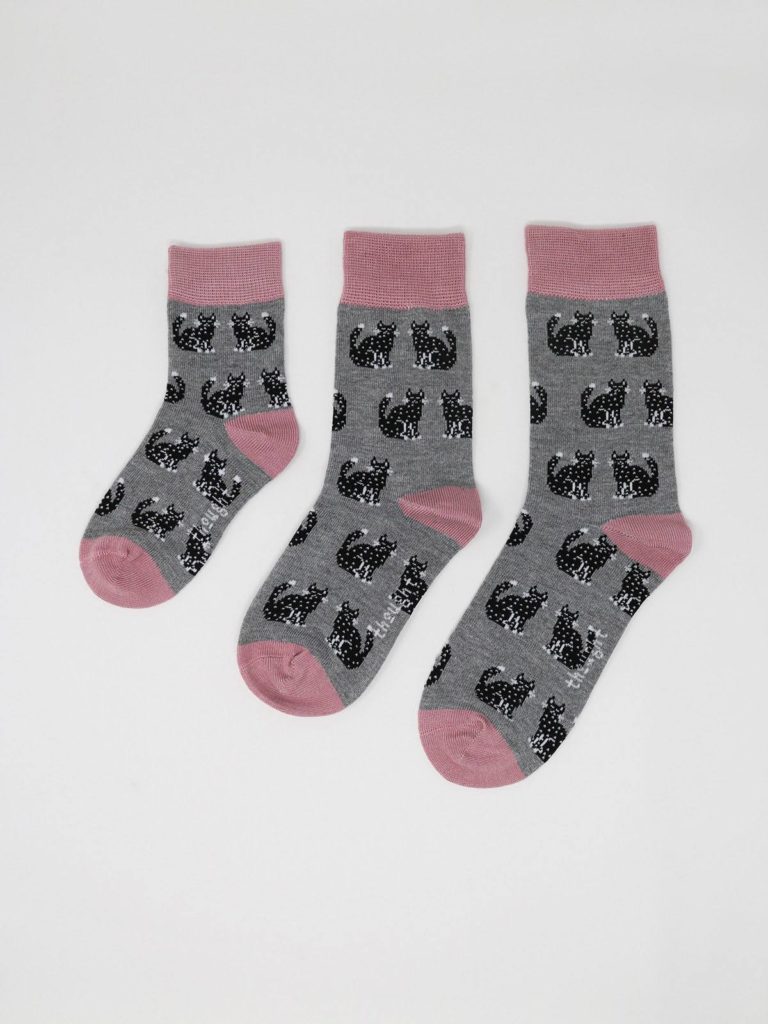 Thought dárkové balení dětských ponožek kitty kids