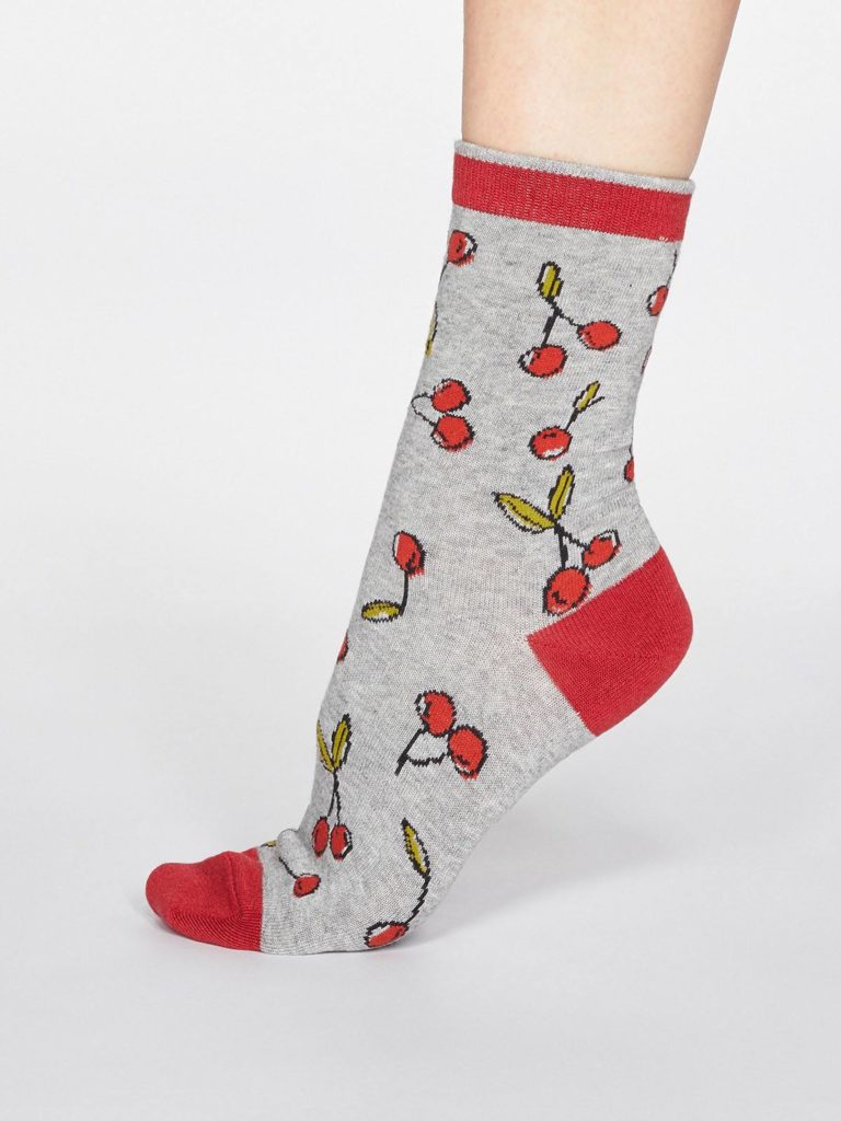 Thought dárkové dvojbalení dámských ponožek juliet cherry