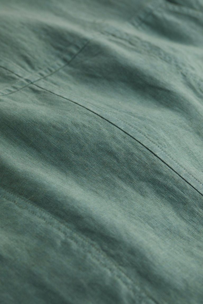 Seasalt Cornwall lněná tunika soft shading succulent