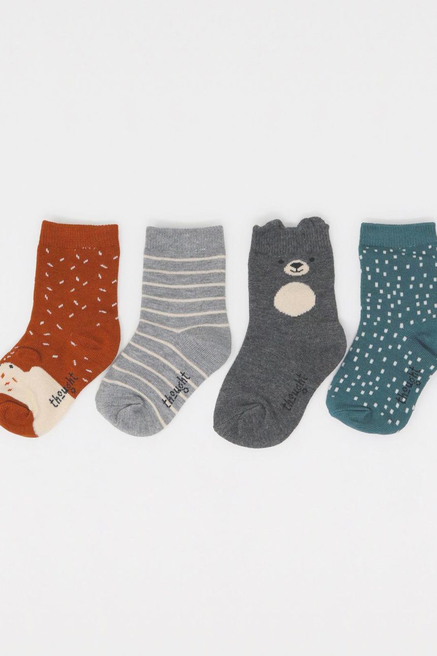 Thought dárkové balení dětských ponožek orpha animal baby
