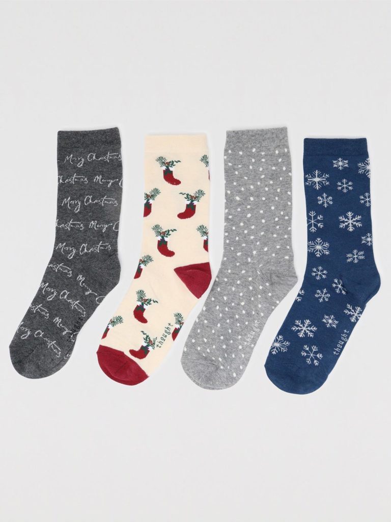 Thought dárkové balení dámských ponožek nessie christmas
