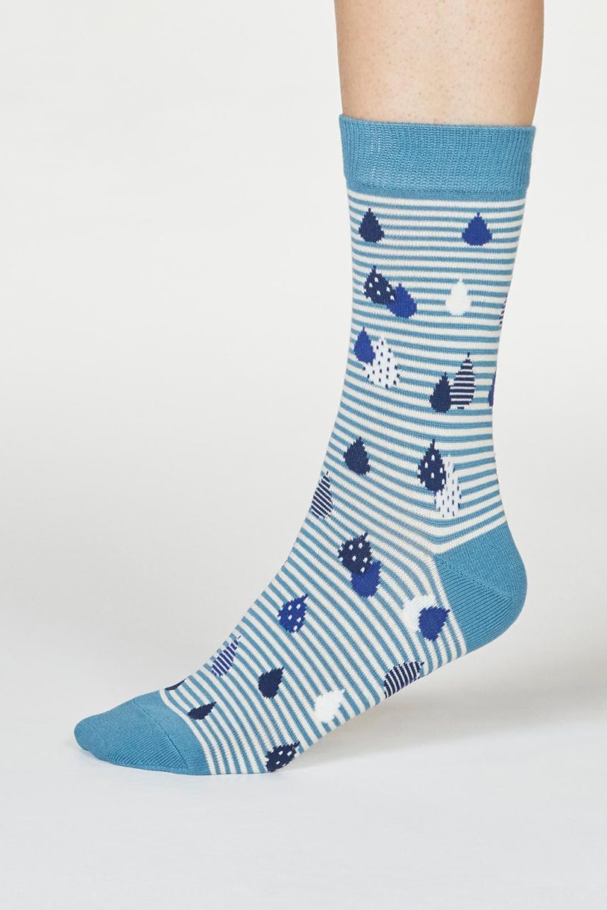 Thought dámské bambusové ponožky juliette modré