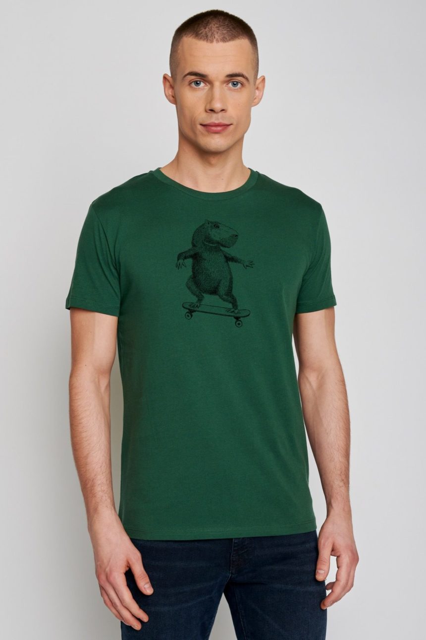 Greenbomb tričko animal capy zelené