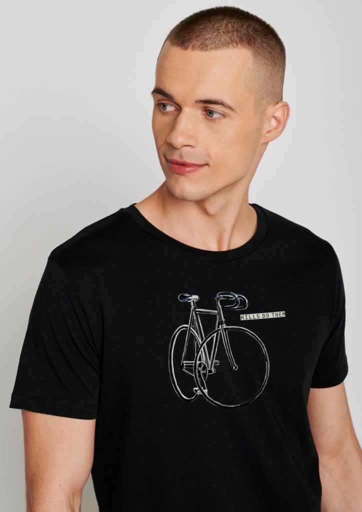 Greenbomb tričko bike do černé