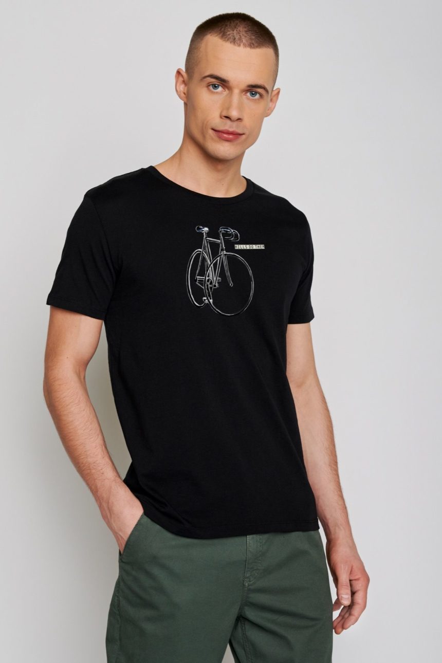 Greenbomb tričko bike do černé