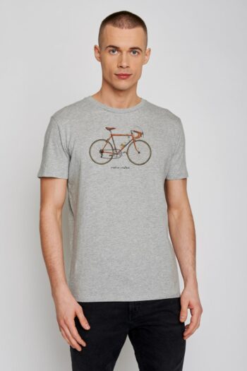 Greenbomb tričko bike 51 šedé