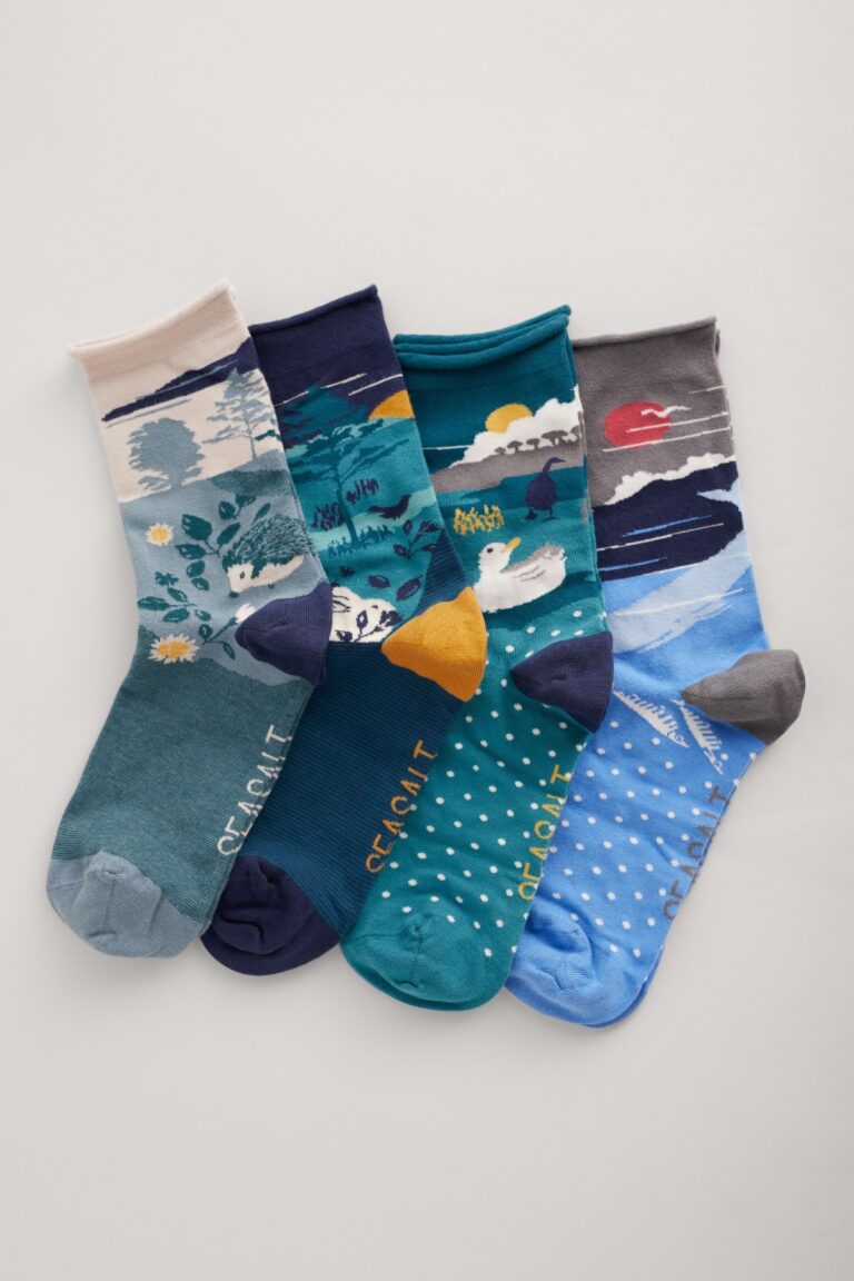 Seasalt dárkové balení dámských ponožek postcard penrose hill