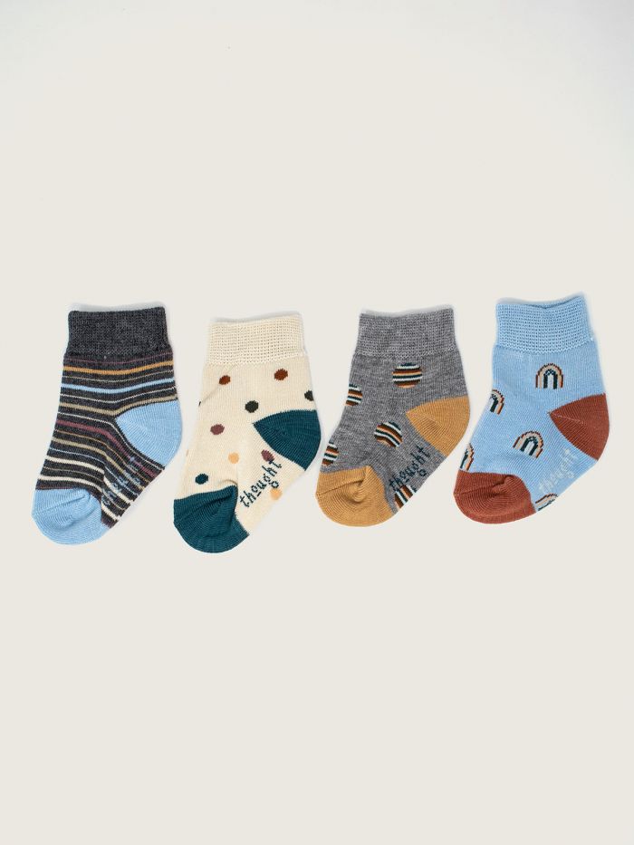 Thought dárkové balení dětských ponožek rainbow – baby