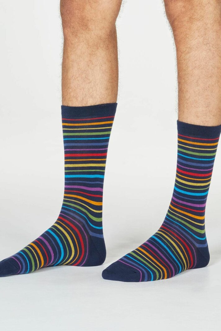 Thought pánské ponožky rainbow stripe