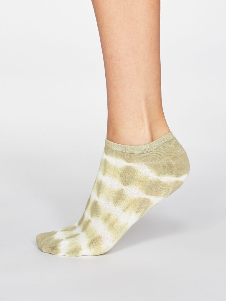 Thought dámské bambusové ponožky dip dye pea green