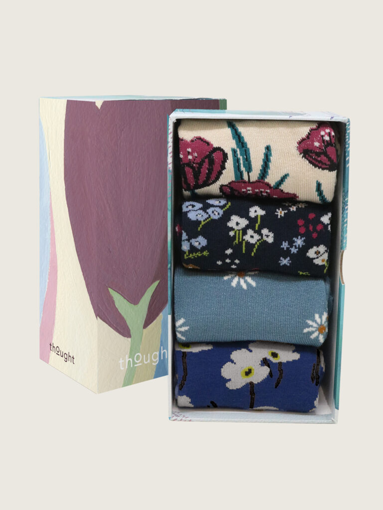 Thought dárkové balení dámských ponožek pretty floral box