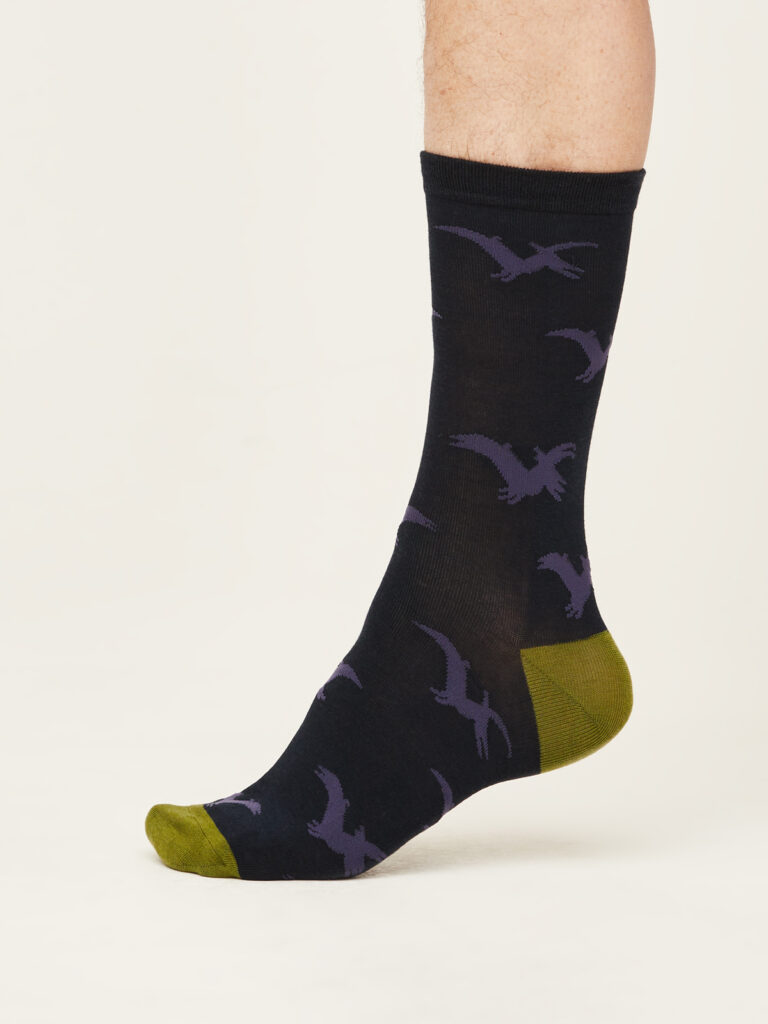 Thought pánské ponožky dinosaur dark navy