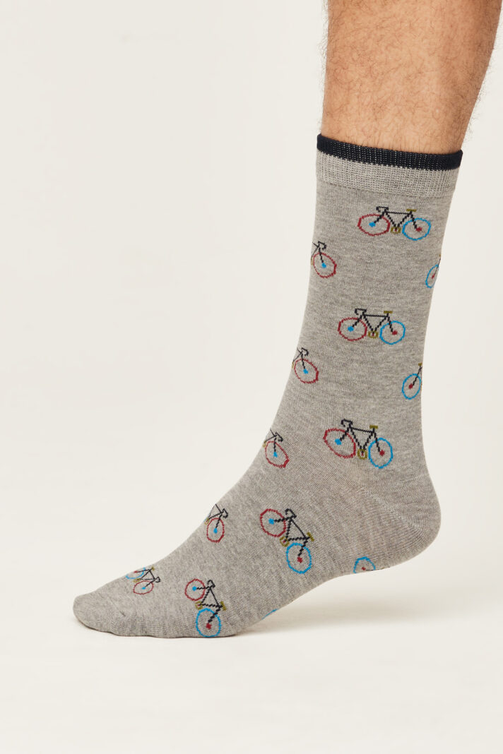 Thought pánské ponožky bicycle berry red