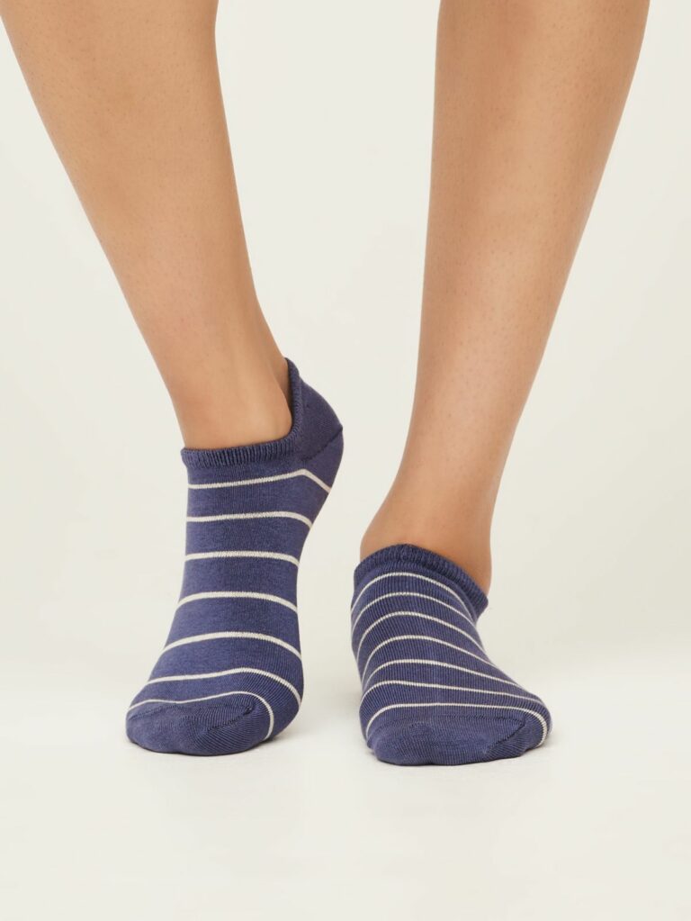 Thought dámské bambusové ponožky classic stripe blueberry