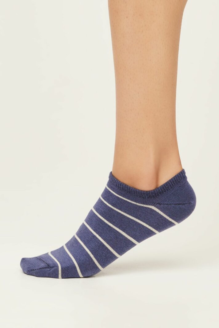Thought dámské bambusové ponožky classic stripe blueberry