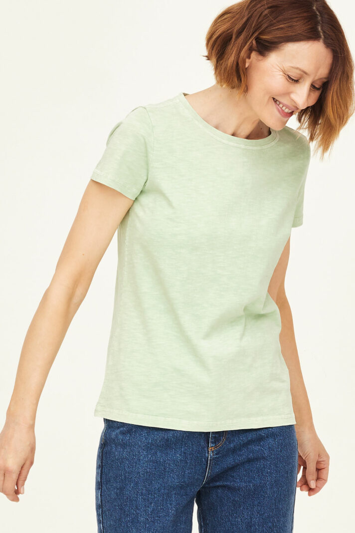 Thought fairtrade top lime green