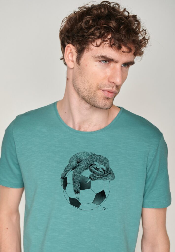 Greenbomb tričko sloth ball citadel blue