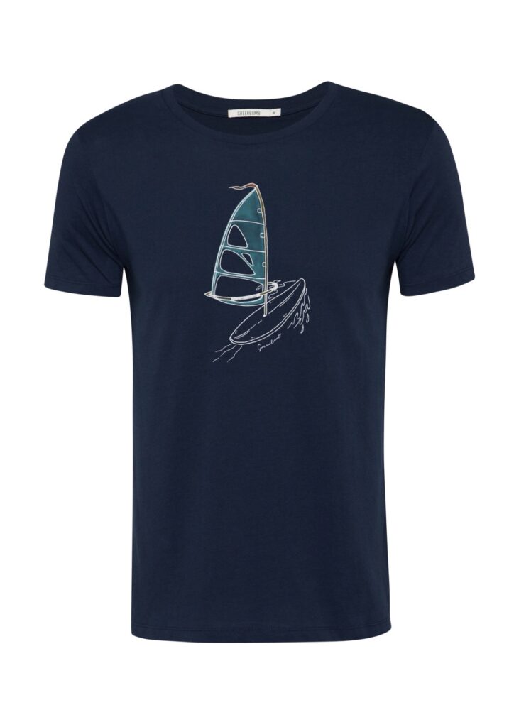 Greenbomb tričko windsurf navy